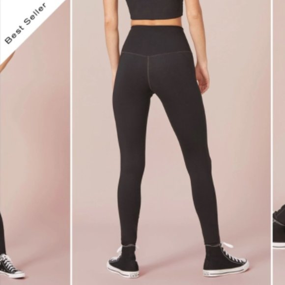 Girlfriend Collective Black Compressive Legging XS - Picture 3 of 11